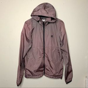 ☀️SALE☀️Billabong Transport Men Size Small Lightweight￼ Windbreaker Mauve Jacket